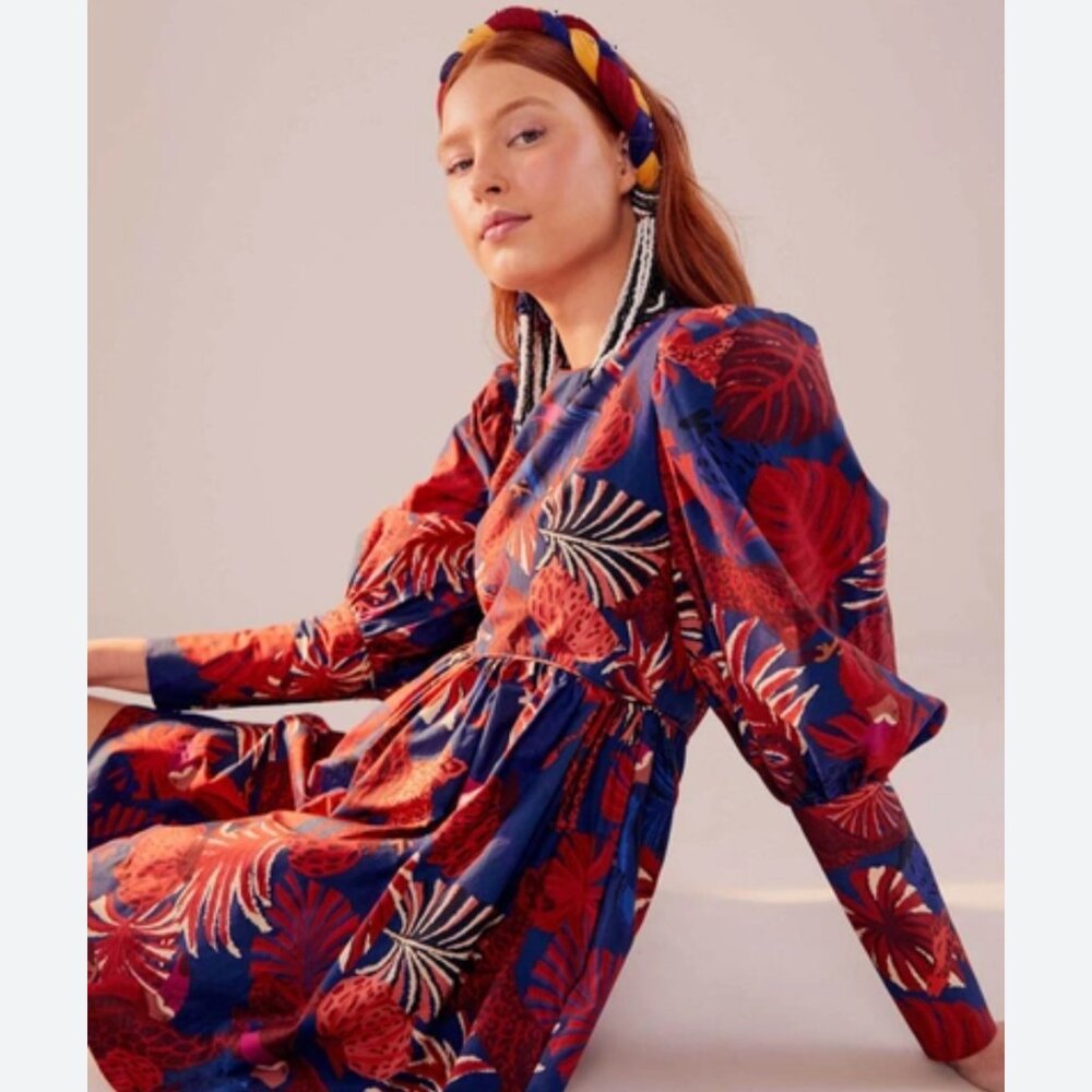 Farm Rio Animals Tapestry Mini Dress